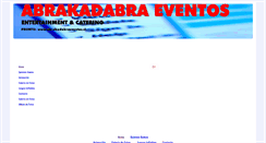 Desktop Screenshot of abrakadabraeventos.superweb.cl