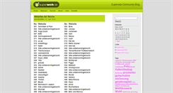 Desktop Screenshot of blog.superweb.de